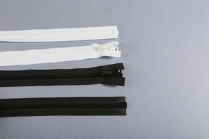 YKK hammasvetoketju muovia 10 mm valkoinen ja musta