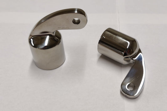 Pääteosa koukulla kaareen, 22 ja 25 mm