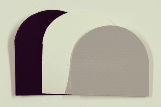 PVC-vahvike venekuomuun, valkoinen, harmaa, musta